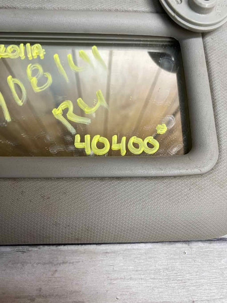 14 16 TOYOTA COROLLA RH PASSANGER PALA DE SOL CINZA OEM 7431002G40A0
