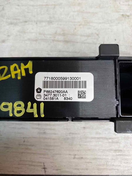 2019 DODGE RAM PICKUP 1500 TRACTION CONTROL SWITCH ASSY OEM 68247620AA