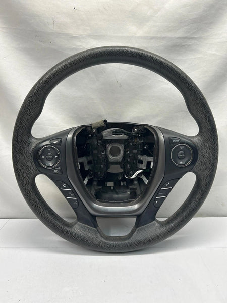 2016 TO 2018 HONDA PILOT STEERING WHEEL BLACK LEATHER JAPAN BUILT OEM 78501TG7A14ZA