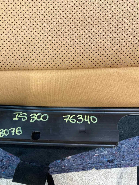 2020 LEXUS IS300 FRONT DRIVER SIDE UPPER SEAT BACKREST BROWN LEATHER ONY OEM