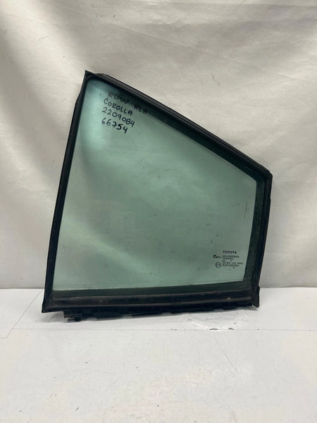 2020 2021 2022 2023 2024 2025 TOYOTA COROLLA REAR DOOR WINDOW LEFT SIDE SEDAN
