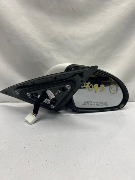 16 20 KIA OPTIMA DOOR MIRROR RIGHT SIDE MANUAL HEATED BLIND SPOT ASSY SWP WHITE