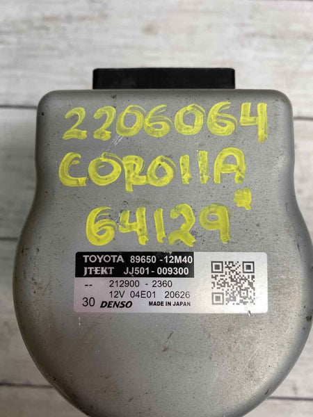Toyota Corolla electric power steering 20 22 motor XLE sed 1.8L OEM 8965012M40