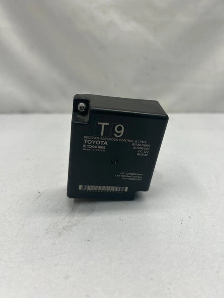 2019 TOYOTA CHR TPMS CONTROL MODULE UNIT ASSEMBLY