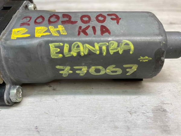 Hyundai Elantra power window motor 2011 2016 sed rear right side OEM 834603X100