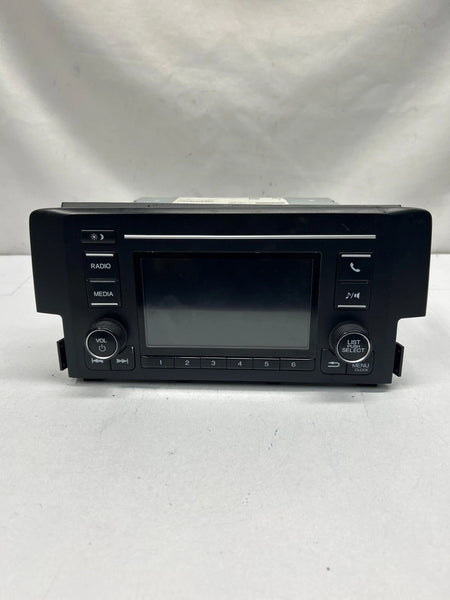 2019 TO 2021 HONDA CIVIC RADIO AM FM RECEIVER UNIT ASSY OEM LX 39100TBAA41