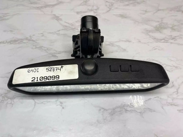 13 TO 19 BMW 640I REAR MIRROR REAR VIEW MIRROR AUTO DIMMING ASSY OEM 51169345380