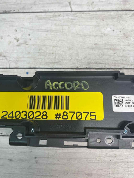 Panel calefactor HVAC para control de climatización de Honda Accord (modelos 18 a 20), conjunto LX, OEM 79610TVAA01