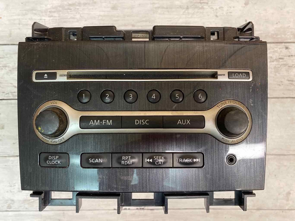 12 14 NISSAN MAXIMA S RADIO RECEIVER DARK WOOD TRIM OEM 281859DA0A