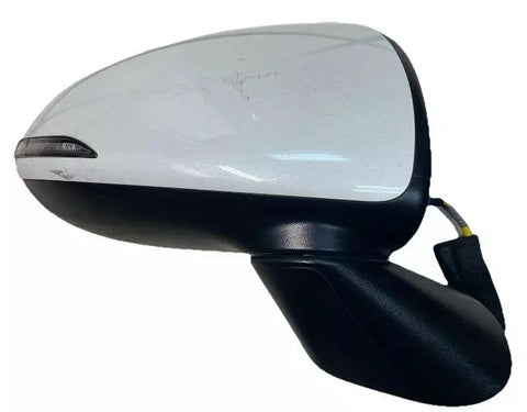 20 21 22 23 HYUNDAI SONATA DOOR MIRROR RIGHT SIDE WHITE CODE WC9 OEM 87620L0010WC9