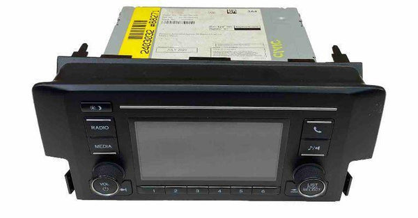 Honda Civic radio am fm 19 21 display screen & receiver OEM sedan Lx 39100TBAA41