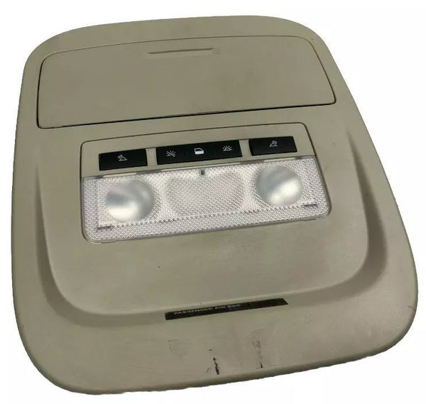 16 17 18 19 20 21 22 CHEVY COLORADO CONSOLA SUPERIOR CONJUNTO DE LUZ DE CONDENSACIÓN DE TECHO OEM GRIS 84112680