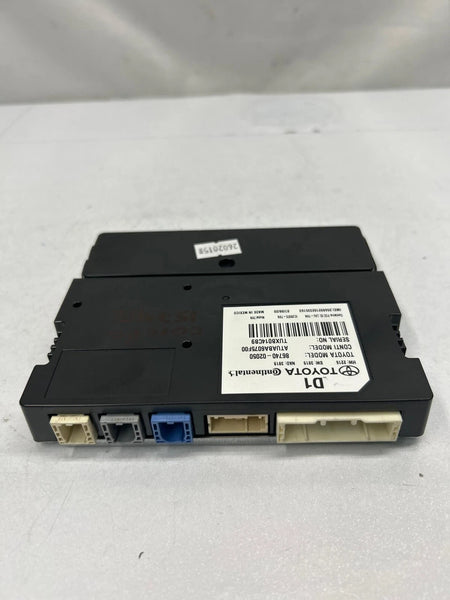 2020 TOYOTA COROLLA TELEMATICS TRANSCEIVER CONTROL MODULE ASSY