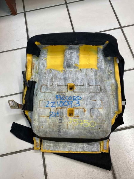 21 HONDA ACCORD FRONT RIGHT SEAT LOWER BOTTOM CLOTH BLACK SPORT OEM 81126TBAA01