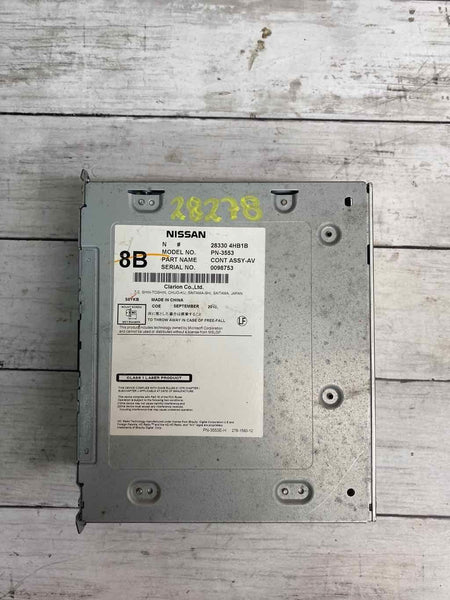 2014-2018 INFINITI Q50 CONSOLA RECEPTORA DE RADIO Y REPRODUCTOR DE CD CONJUNTO OEM 283304HB1B