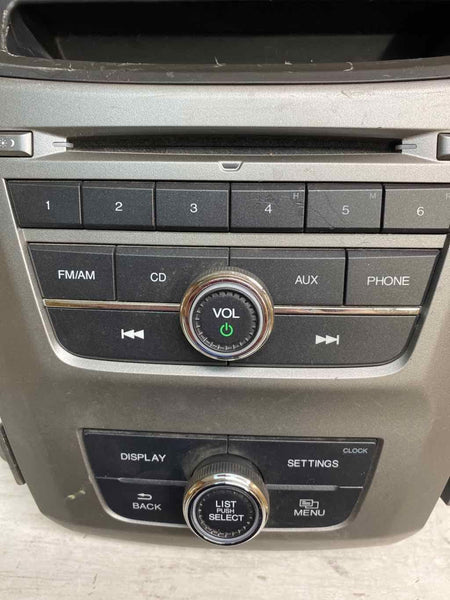 Receptor de radio y panel de control para Honda Odyssey (AM/FM) 2014-2017 (39100TK8A71)