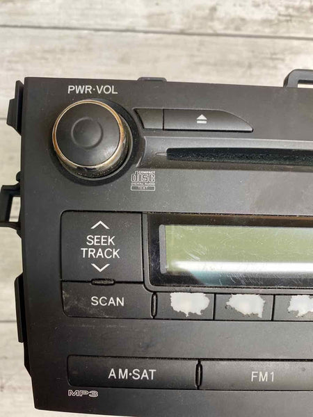 Receptor de radio AM/FM para Toyota Corolla 2011/13, ID 11857 ​​en la carátula del radio, OEM 8612002E50