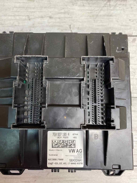 2017 VOLKSWAGEN JETTA NO GLI BCM BODY CONTROL MODULE UNIT OEM 7E0937189A