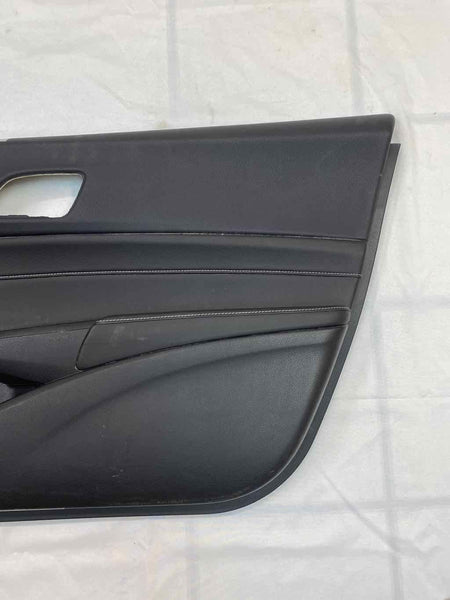 2019 2021 ACURA ILX FRONT RIGHT DOOR TRIM PANEL BLACK LEATHER OEM 83501TV9A31ZH