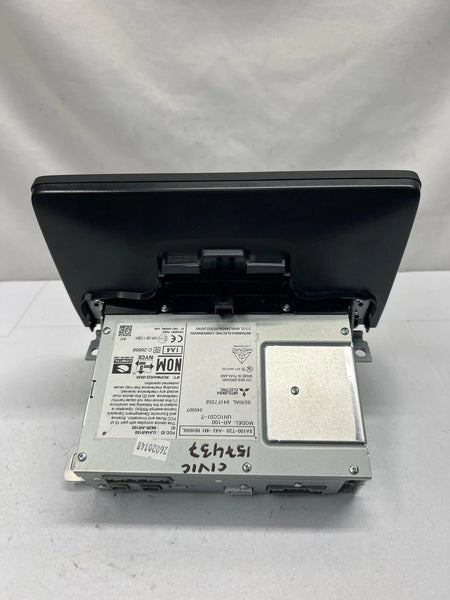 2023 2024 HONDA CIVIC RADIO AM FM DISPLAY RECEIVER 7.00" ASSY US MARKET