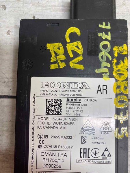 Honda CRV blind spot alert 20 22 right rear side hybrid 2.0L OEM 36931TLAA21