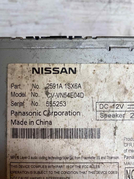 15 16 NISSAN PATHFINDER SL RADIO RECEIVER AM FM STEREO CD 6 DISC OEM 2591A1SX6A