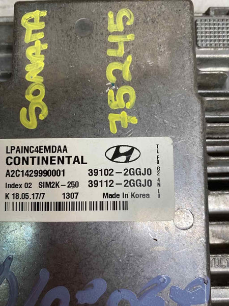 Hyundai Sonata engine control module 2018 2.4L fed emission OEM 391122GGJ0