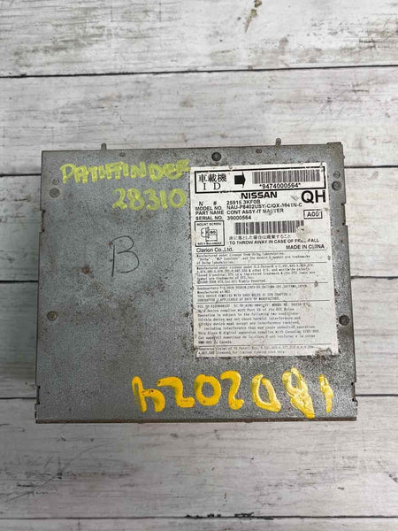 2013 2014 NISSAN PATHFINDER RÁDIO AM FM RECEPTOR DISCO ÚNICO 3.5L OEM 259153KF0B