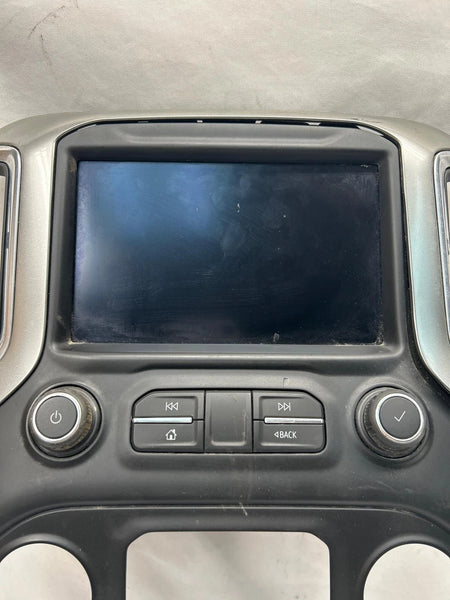 2019 TO 2022 CHEVY SILVERADO 1500 RADIO AM FM DISPLAY & CONTROL PANEL OEM 84743964