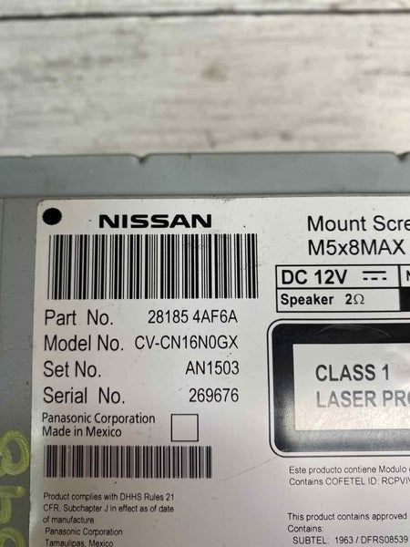 2017 2019 NISSAN SENTRA RADIO RECEIVER & DISPLAY SCREEN 5.0" OEM 281854AF6A