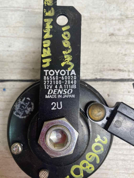 12 TO 23 TOYOTA 4RUNNER ALARM SIREN ANTI-THEFT SECURITY HORN ASSY OEM 8656060020