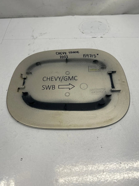 2021 2022 2023 2024 2025 CHEVROLET TAHOE FUEL TANK DOOR REAR GAS CAP LID ASSY