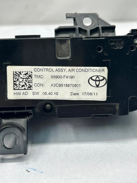 2019 TOYOTA CHR CLIMATE CONTROL HVAC AC AUTO PANEL HEATED SEATS OEM 55900F4190