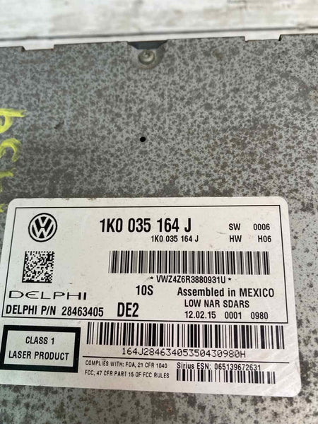 VOLKSWAGEN JETTA 15 17 CONJUNTO DE RECEPTOR DE RADIO OEM 1K0035164J