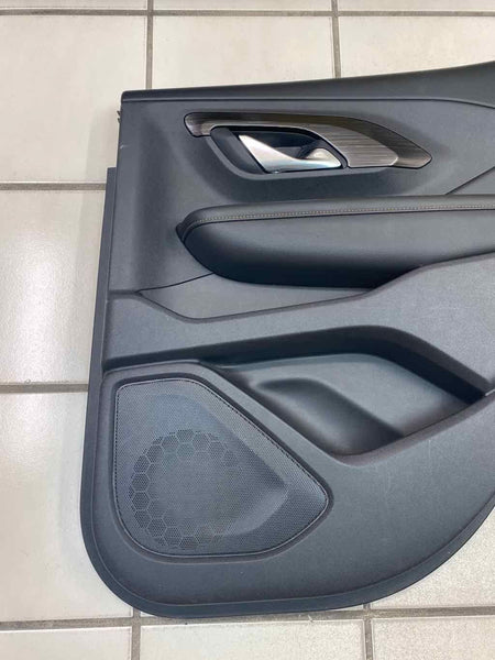 Moldura de panel de puerta GMC Terrain 2018, parte trasera derecha, cuero negro, OEM 84320346