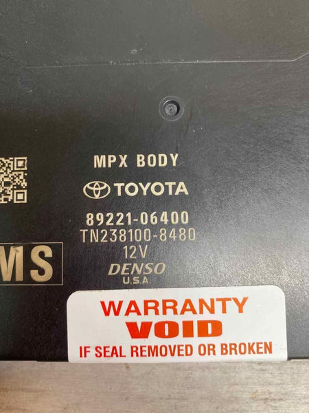 20 22 TOYOTA COROLLA BCM MULTIPLEX MULTI NETWORK CONTROL MODULE OEM 8922106400