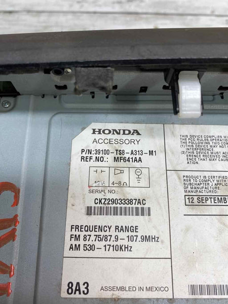 Honda Civic radio am fm 2012 radio receiver coupe lx assy OEM 39100TS8A31