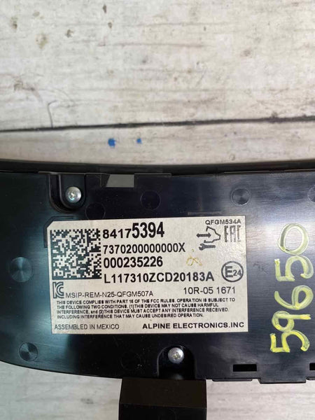 2018 CHVY EQUINOX AC HVAC TEMPERATURA AQUECEDOR PAINEL DE CONTROLE ASSY OEM 84175394