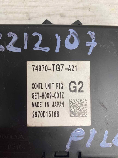 20 22 HONDA PILOT COMMUNICATION CONTROL MODULE UNIT ASSY OEM 74970TG7A21