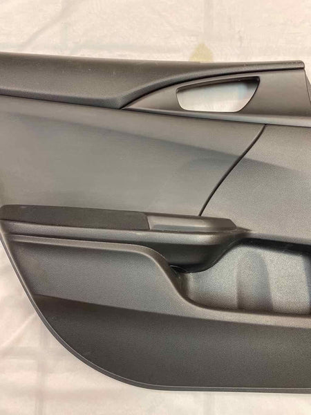 2016 2021 HONDA CIVIC SDN REAR LEFT DOOR TRIM PANEL OEM BLACK 83751TBAA01ZC