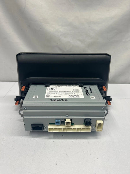 2022 TOYOTA COROLLA RADIO AM FM DISPLAY RECEIVER SEDAN ASSY