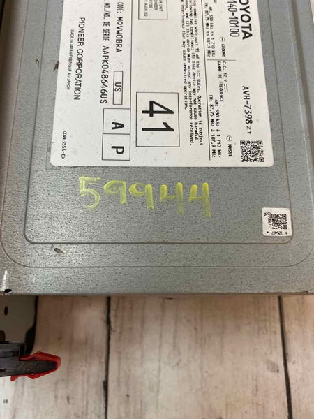 20 21 TOYOTA CHR RADIO AM FM RÁDIO TELA EXIBIÇÃO E RECEPTOR ASSY OEM 8614010100