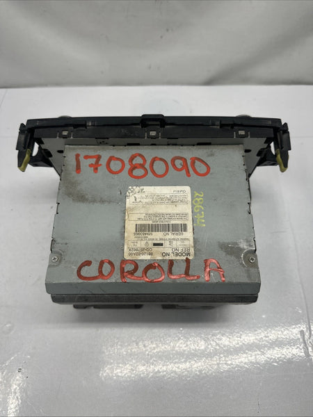 2009 TO 2010 TOYOTA COROLLA RADIO AM FM DISPLAY SCREEN RECEIVER ASSY OEM 8612002A90
