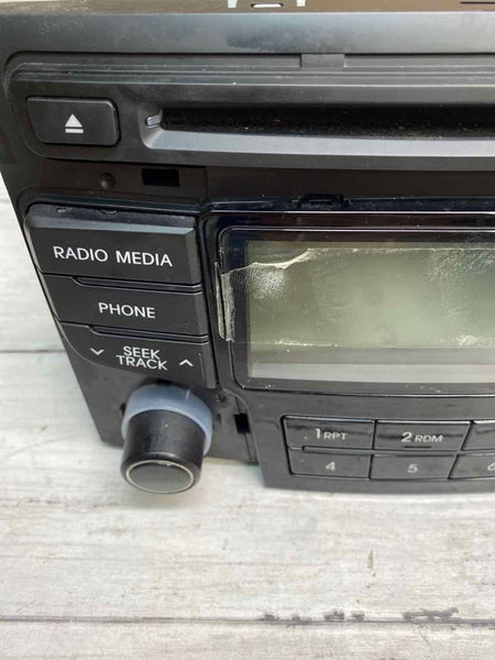 12 14 HYUNDAI SONATA RADIO DISPLAY SCREEN & RECEIVER W/O NAVIGATION 961803Q700
