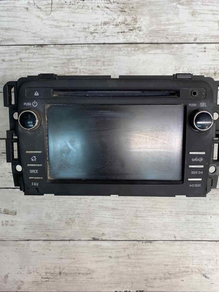 13 14 BUICK ENCLAVE RADIO AM FM RADIO TOUCHSCREEN & RECEIVER ASSY OEM 23441389