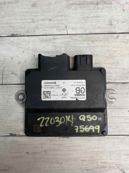 2018 INFINITI Q50 VTC VARIABLE TIMING CONTROL MODULE OEM 237F06HH0A