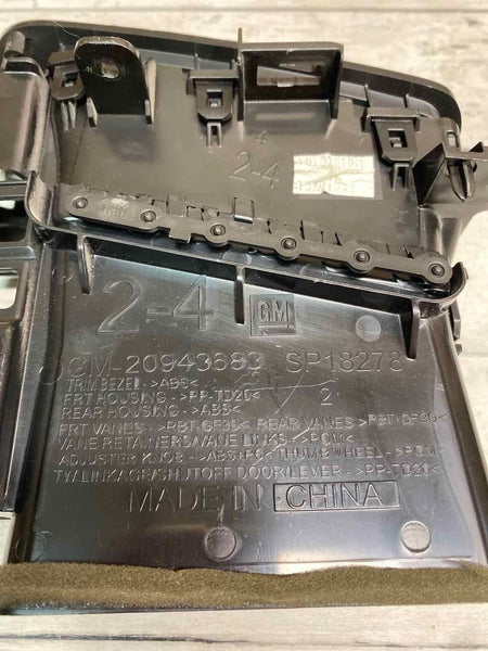 Ventilación de aire acondicionado para Chevy Silverado 2018, lado derecho, calefacción, ventilación y aire acondicionado, OEM 20943683