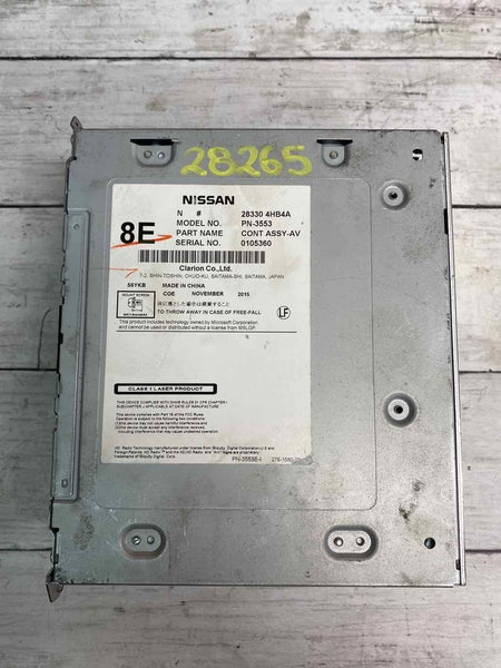 Conjunto de consola de radio y reproductor de CD para Infiniti Q50 2016-2018, OEM 283304HB4A