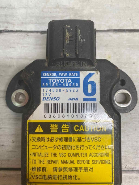 2010 2015 LEXUS RX350 STABILITY YAW RATE CONTROL MODULE OEM 8918348030