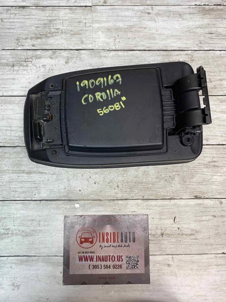 2014 2019 TOYOTA COROLLA CENTER CONSOLE ARM REST BLACK LEATHER ASSY